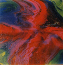 Peinture à l'acrylique sur toile de Nicolas Epinoux: cyclone 